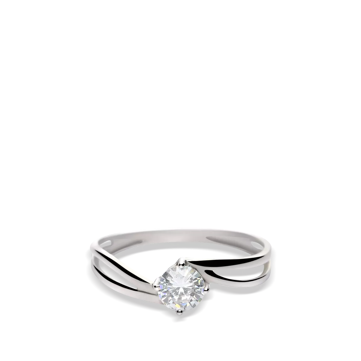 Anillo oro blanco 18 quilates