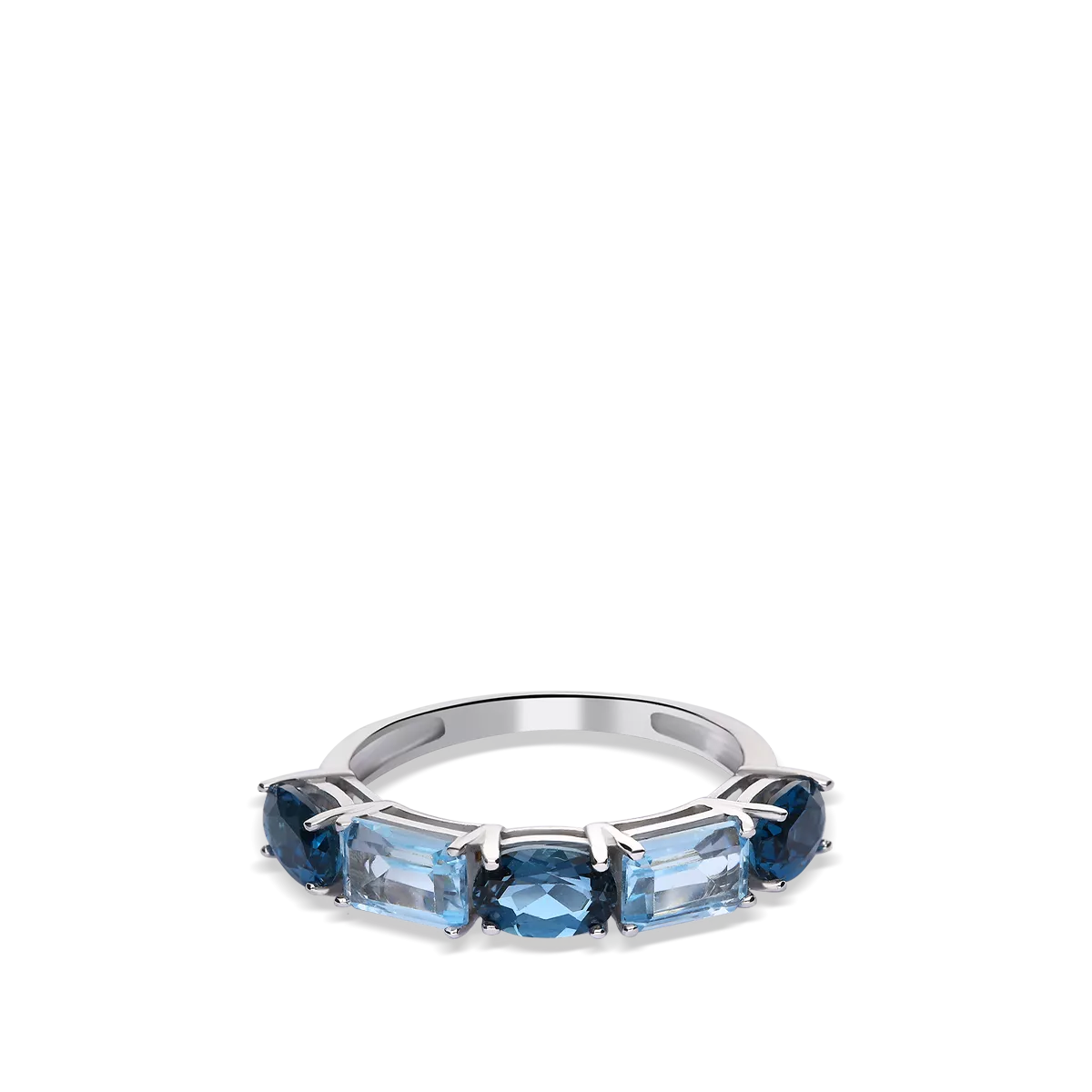 18k white gold ring DEEP SEA