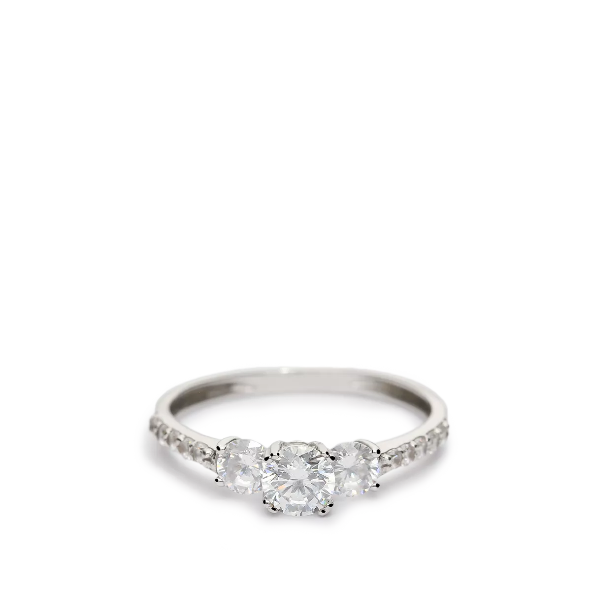 Anillo oro blanco 18 quilates