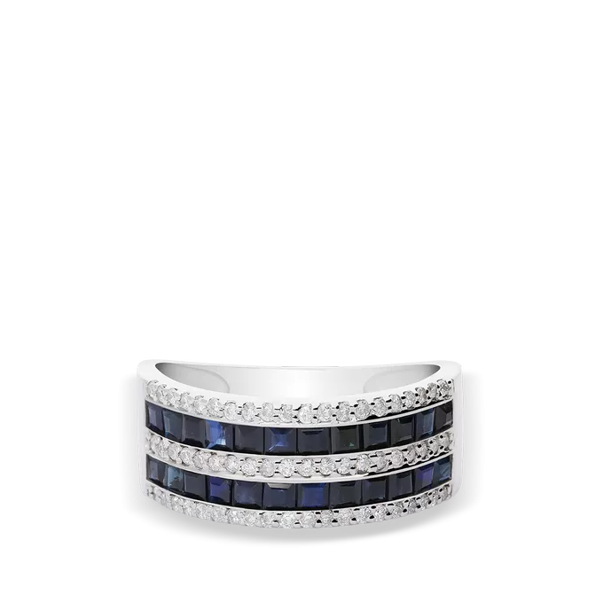 Anillo diamante natural oro 18 quilates CASINO