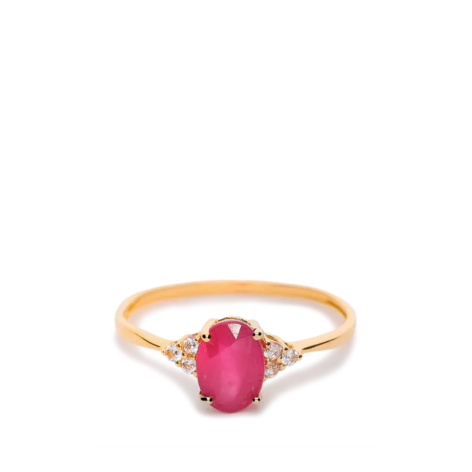 18k gold ring