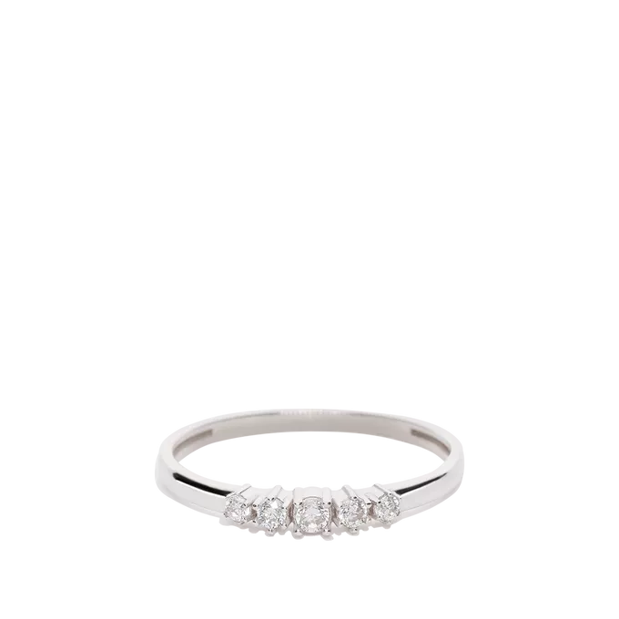 Anillo oro blanco 18 quilates