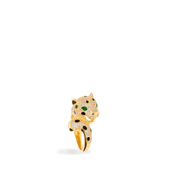 Anillo oro 18 quilates LEOPARD