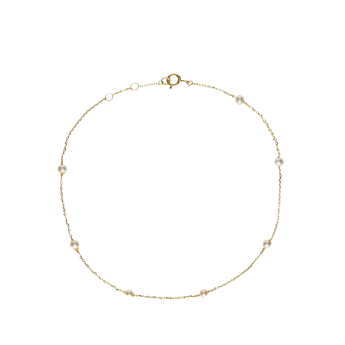 18k gold anklet