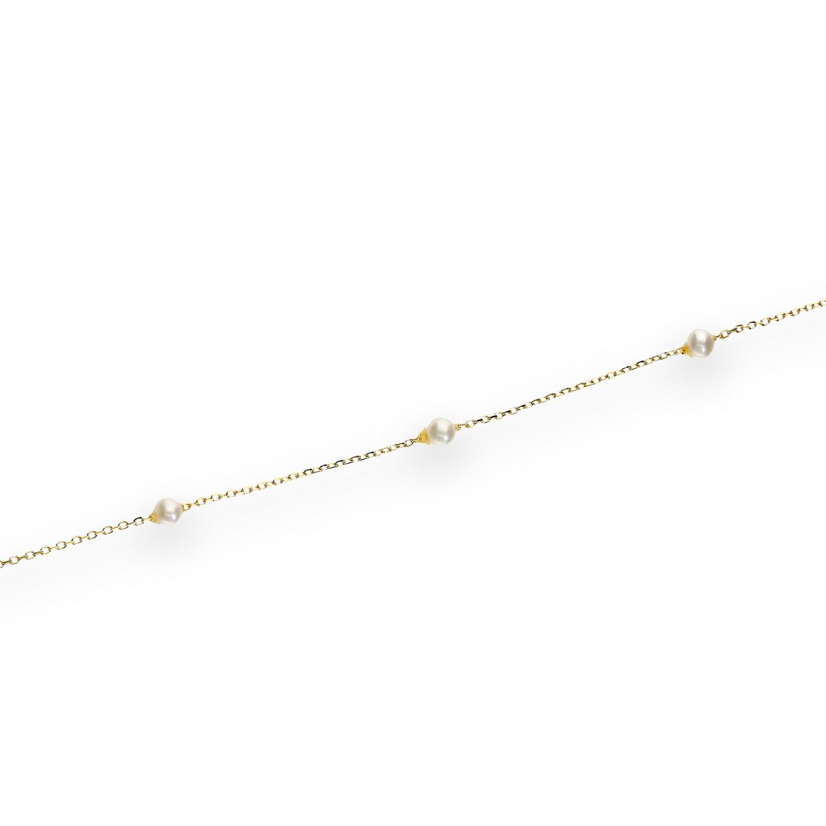 18k gold anklet