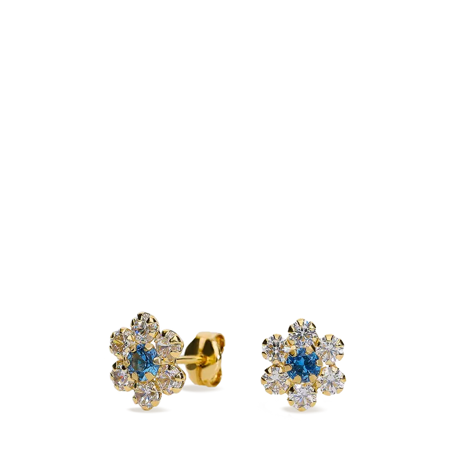 750 gold earrings