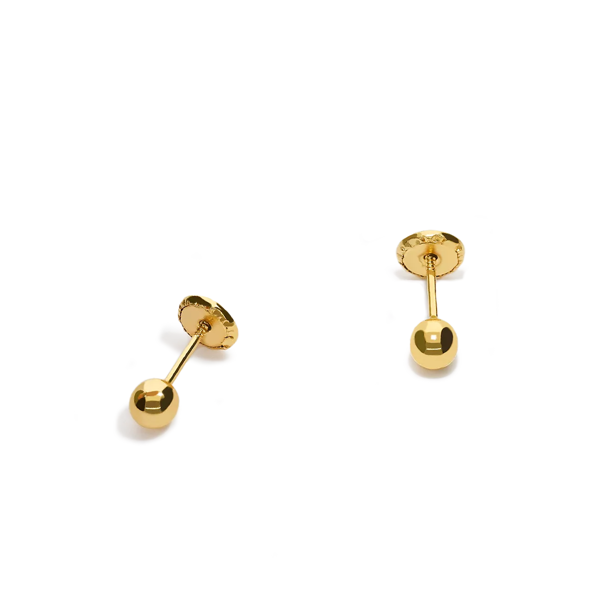 750 gold earrings