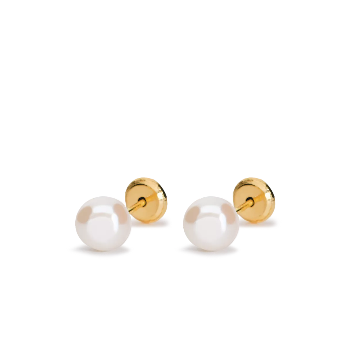 750 gold earrings