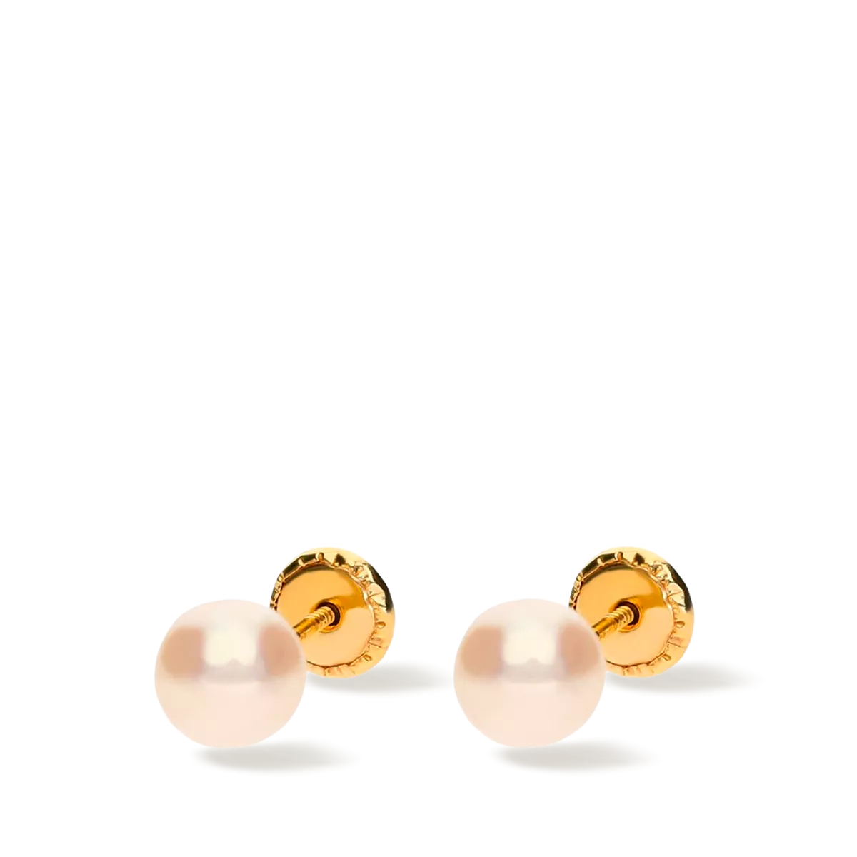 750 gold earrings