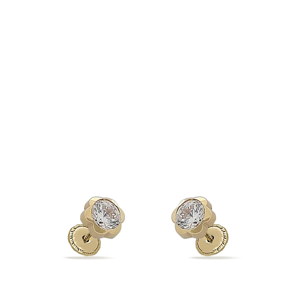 750 gold earrings