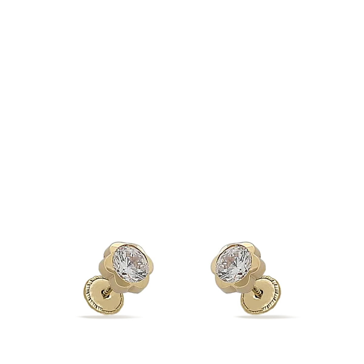 750 gold earrings