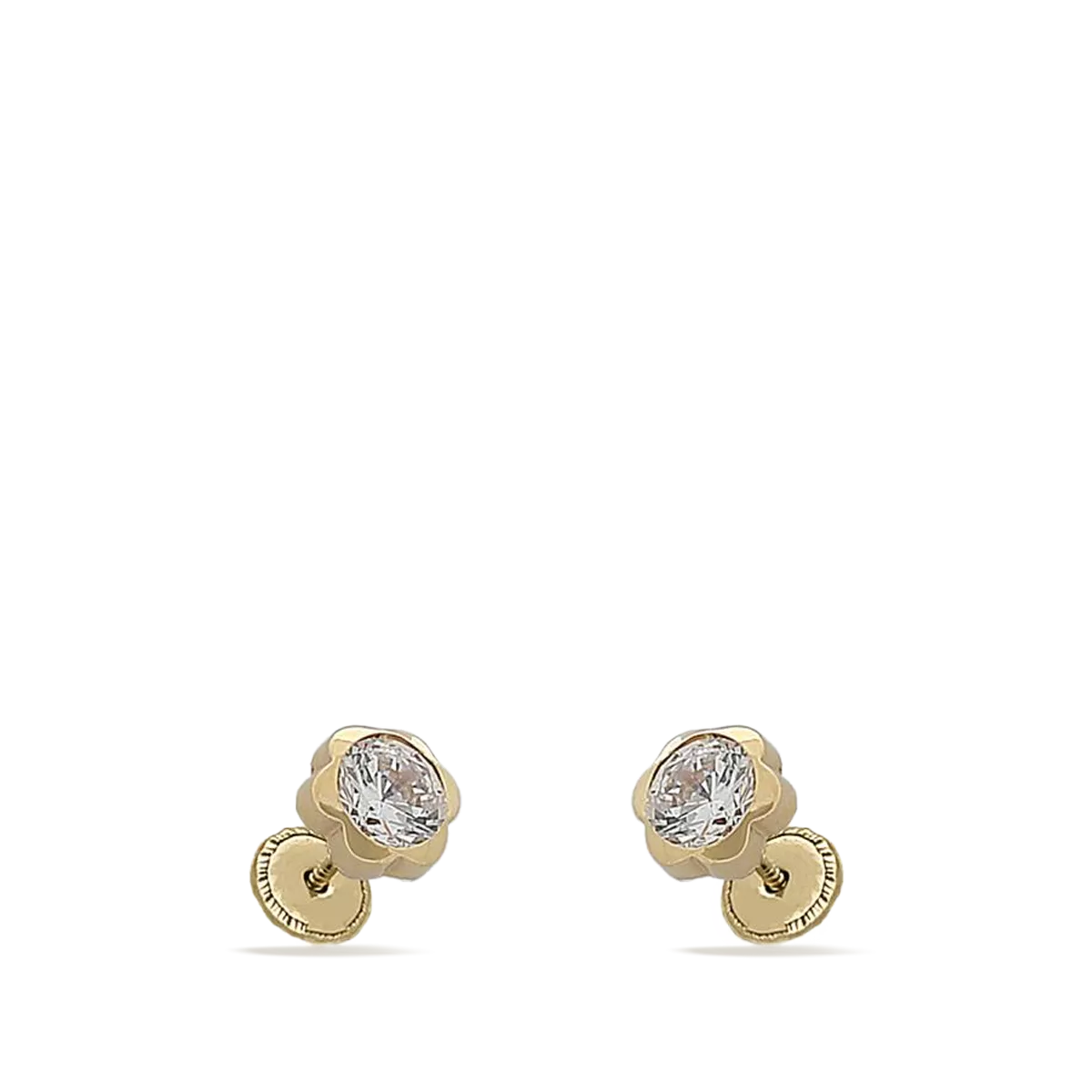 750 gold earrings