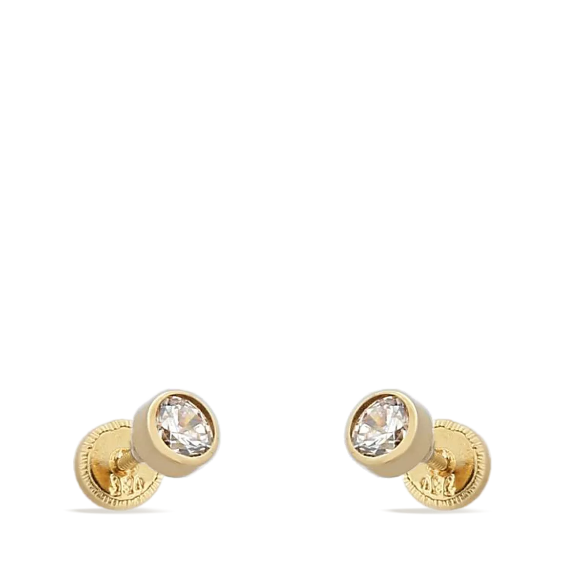 750 gold earrings