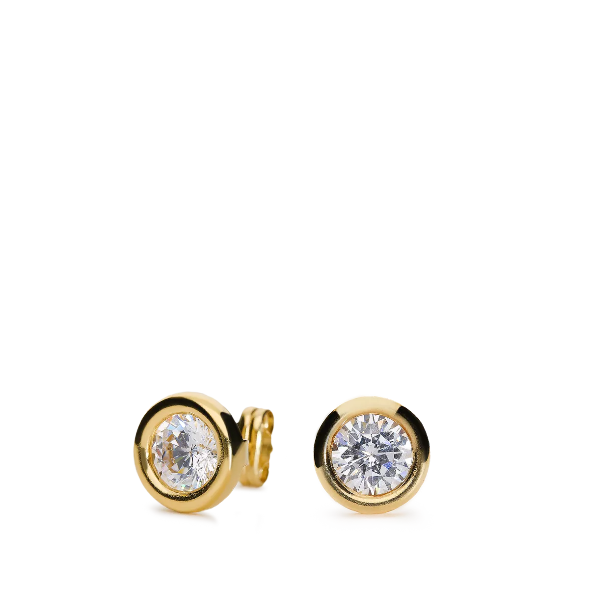 750 gold earrings