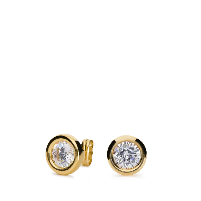 750 gold earrings