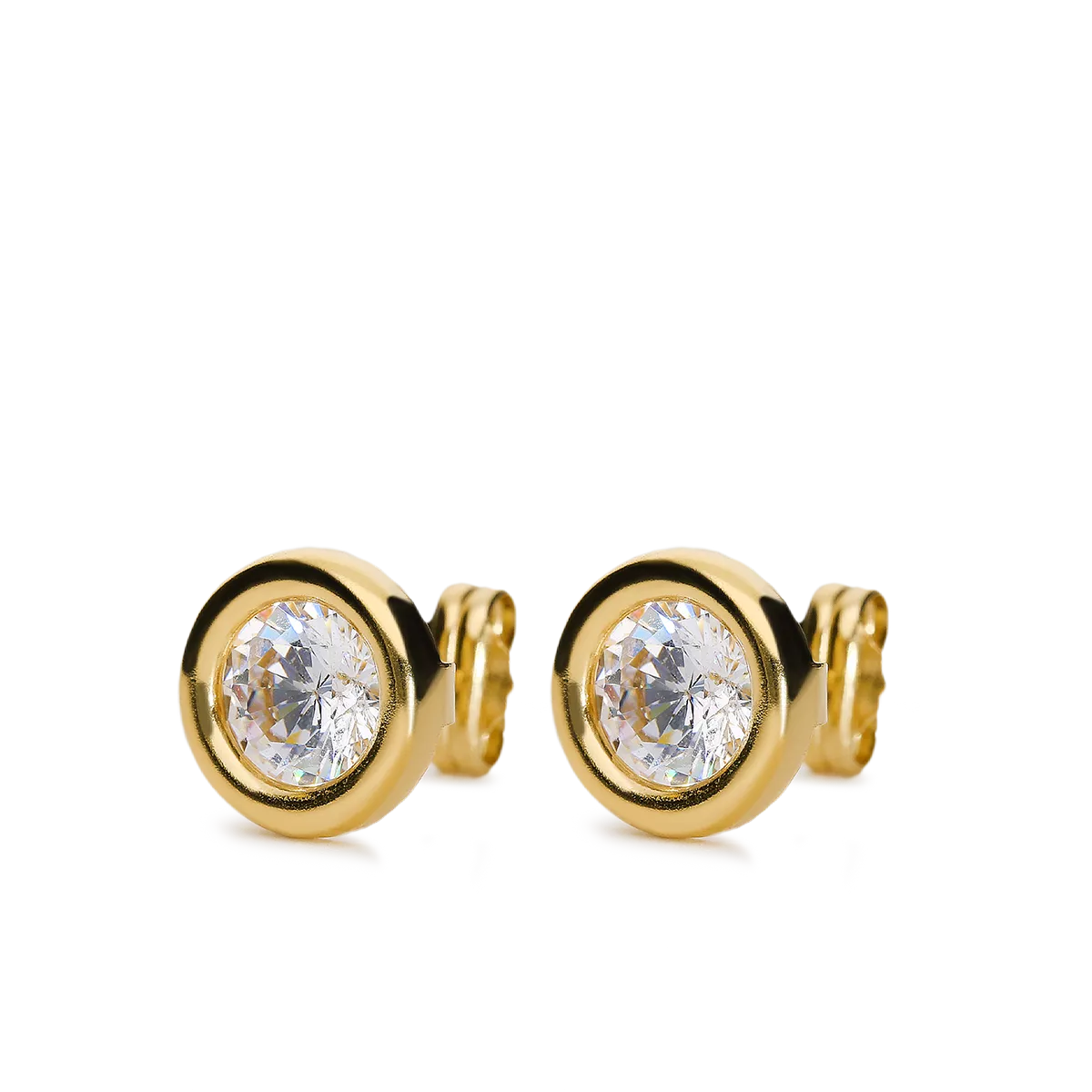 750 gold earrings