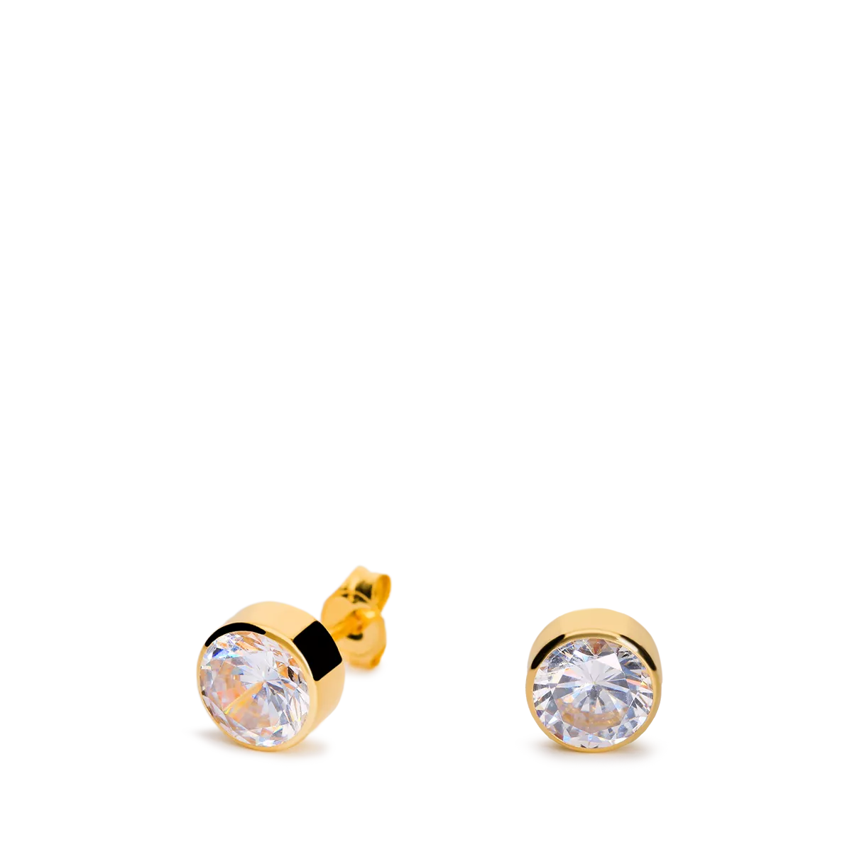 750 gold earrings