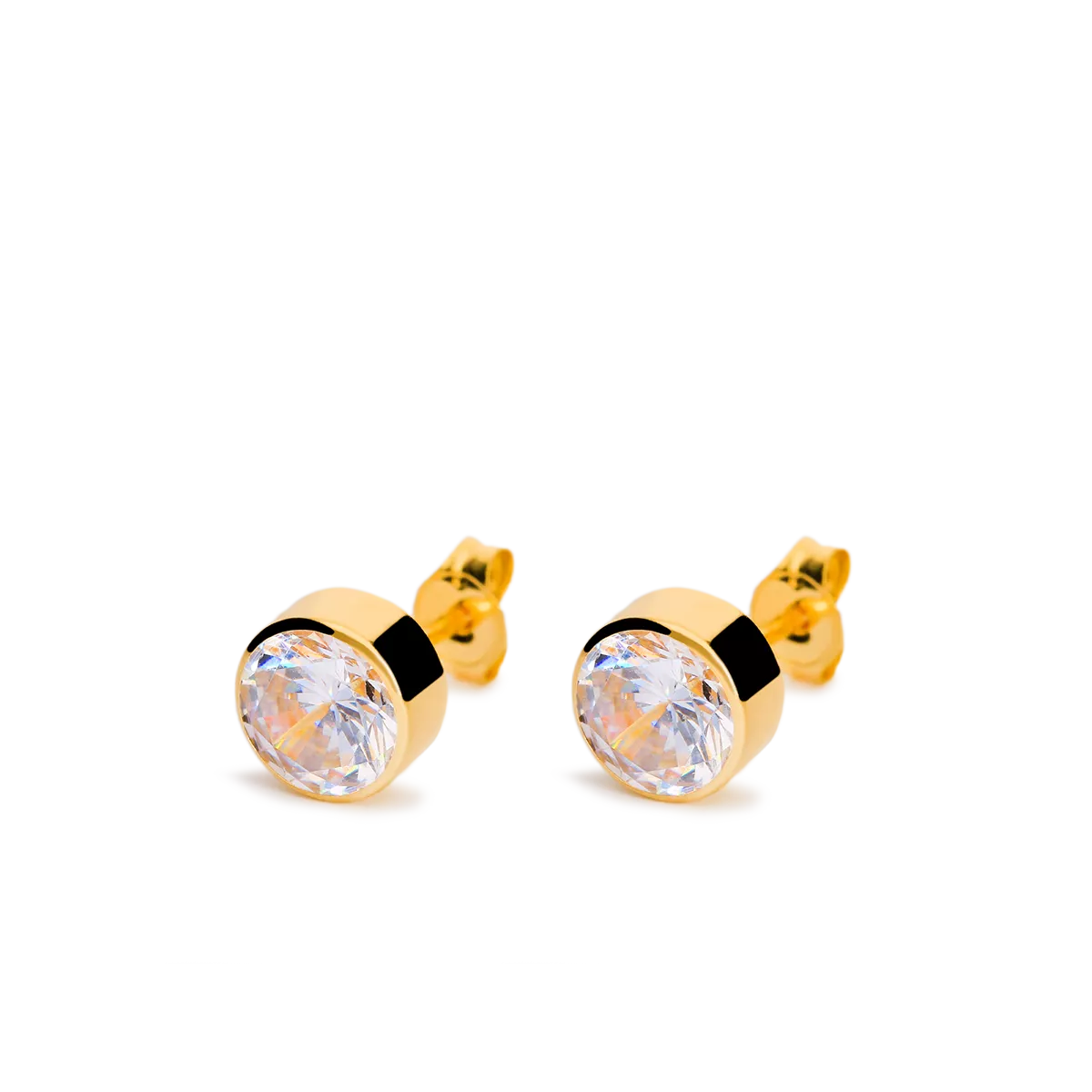 750 gold earrings