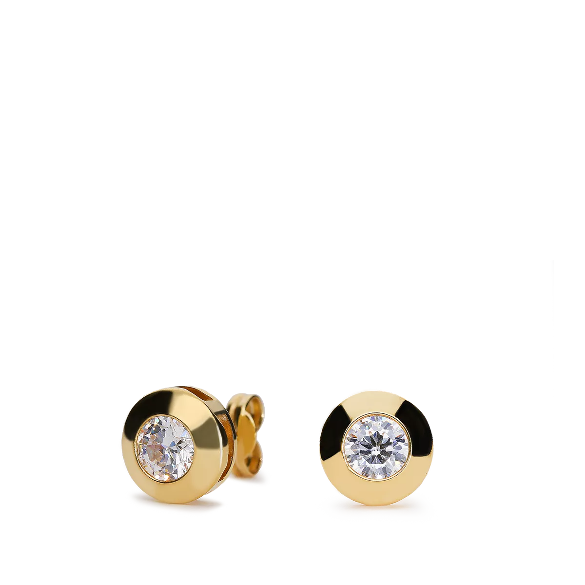 750 gold earrings