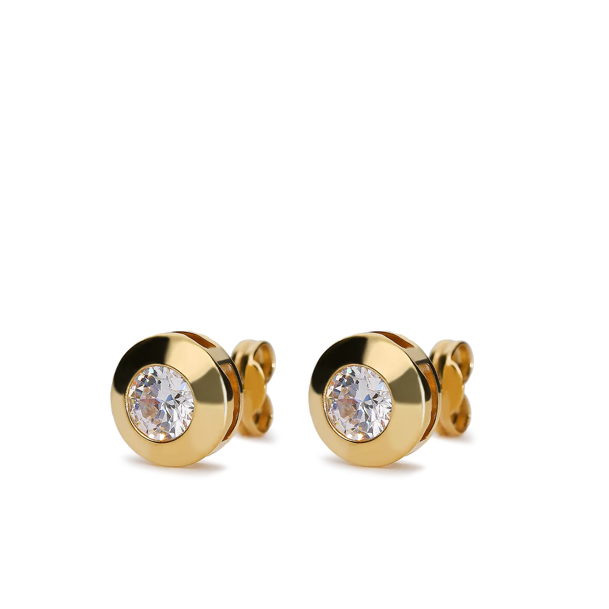 750 gold earrings