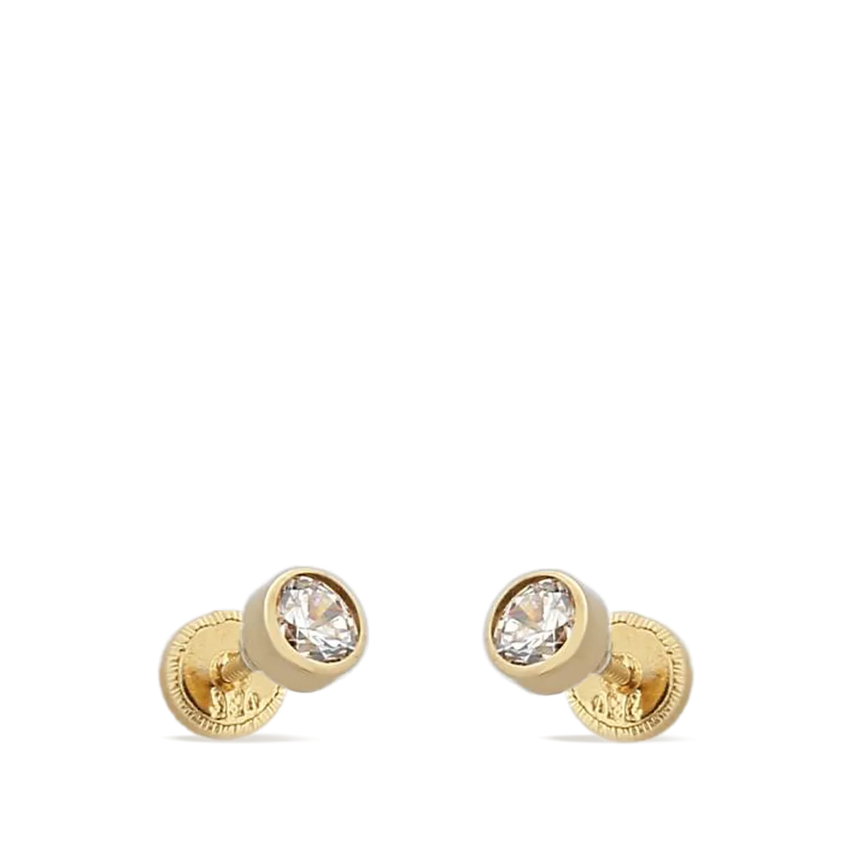 750 gold earrings