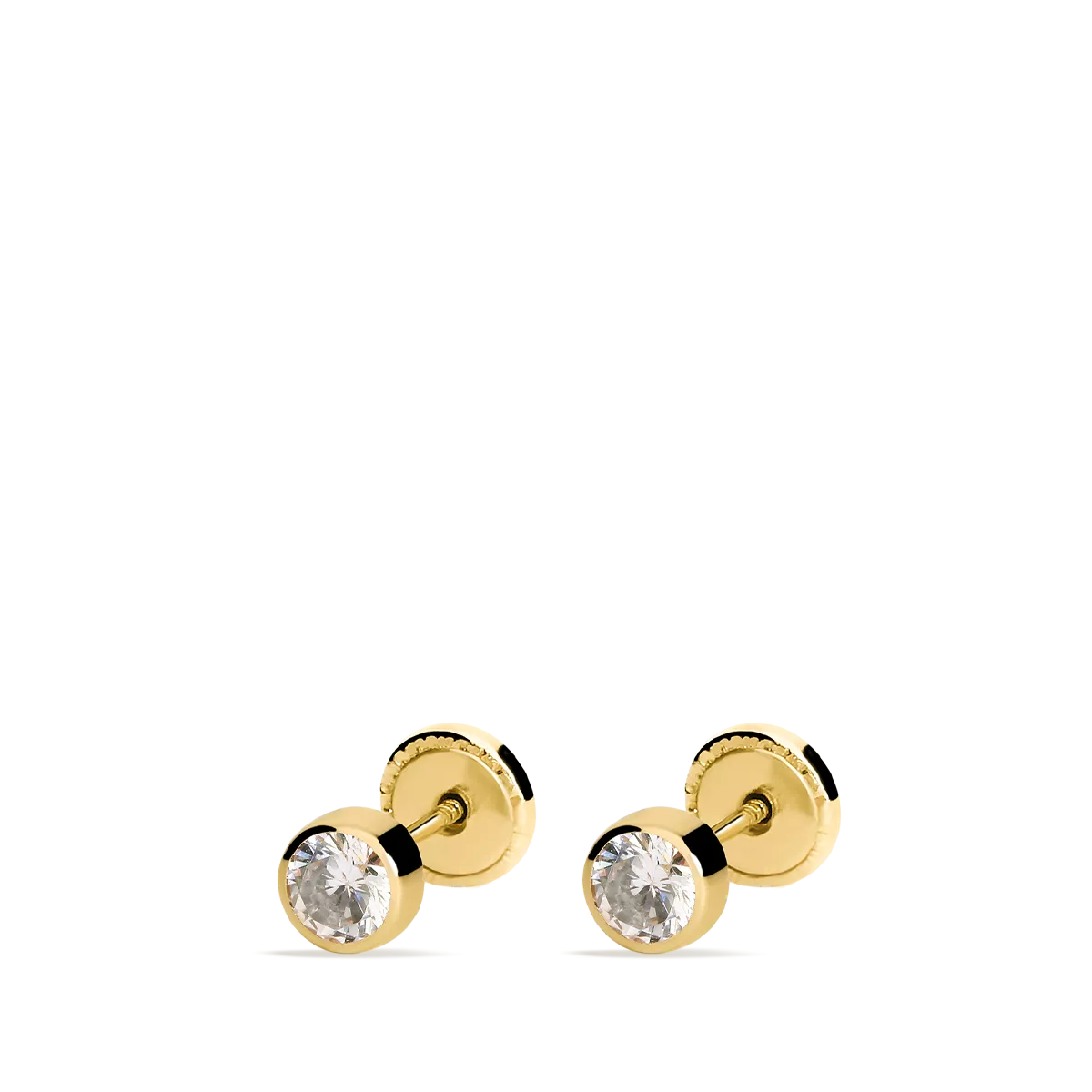 18k gold earrings