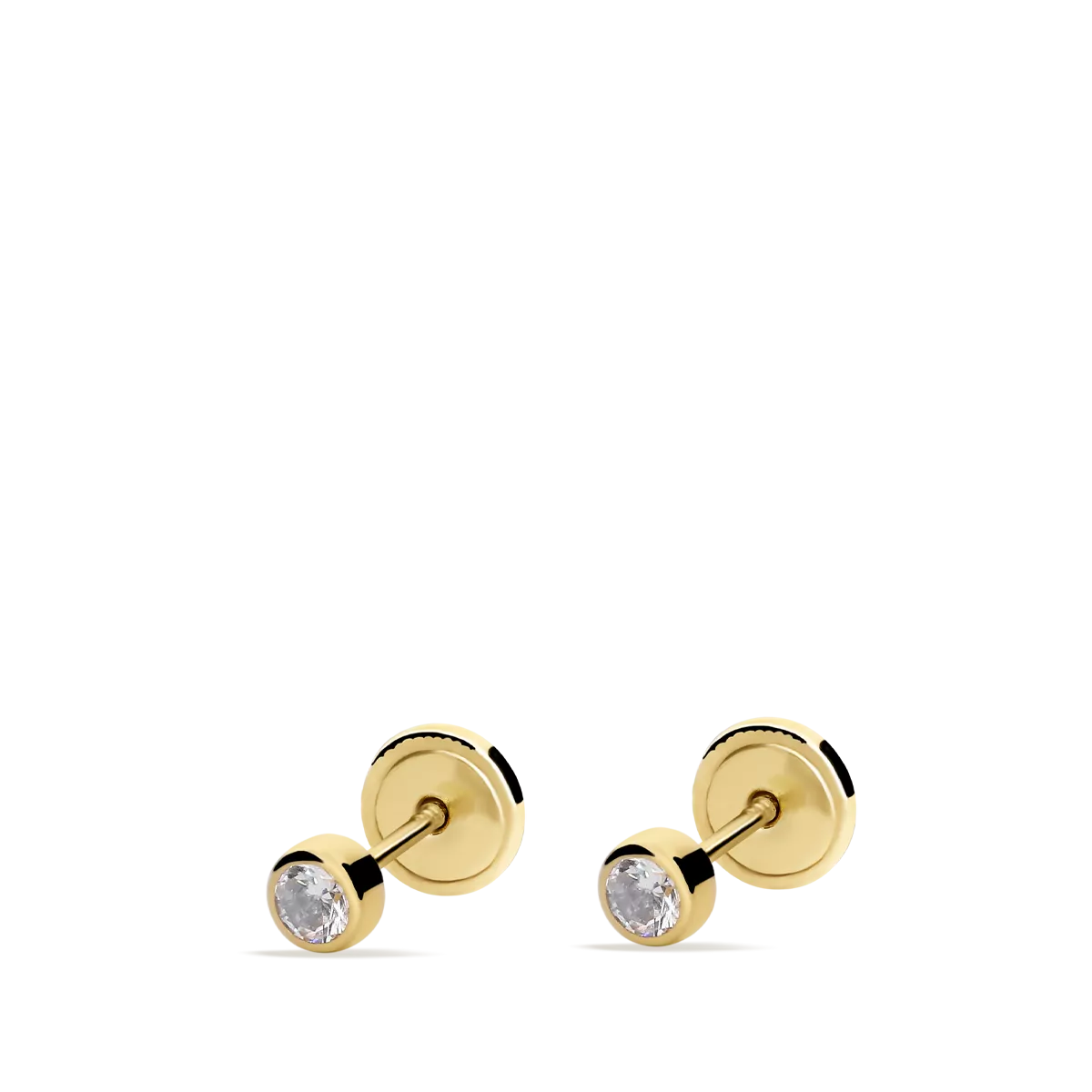 18k gold earrings