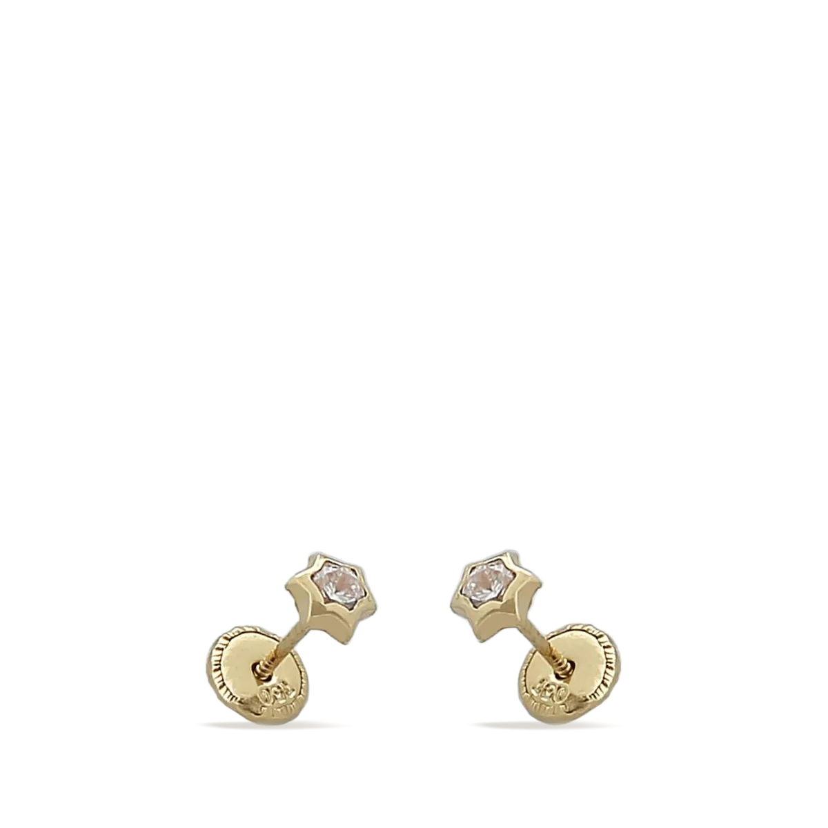 750 gold earrings