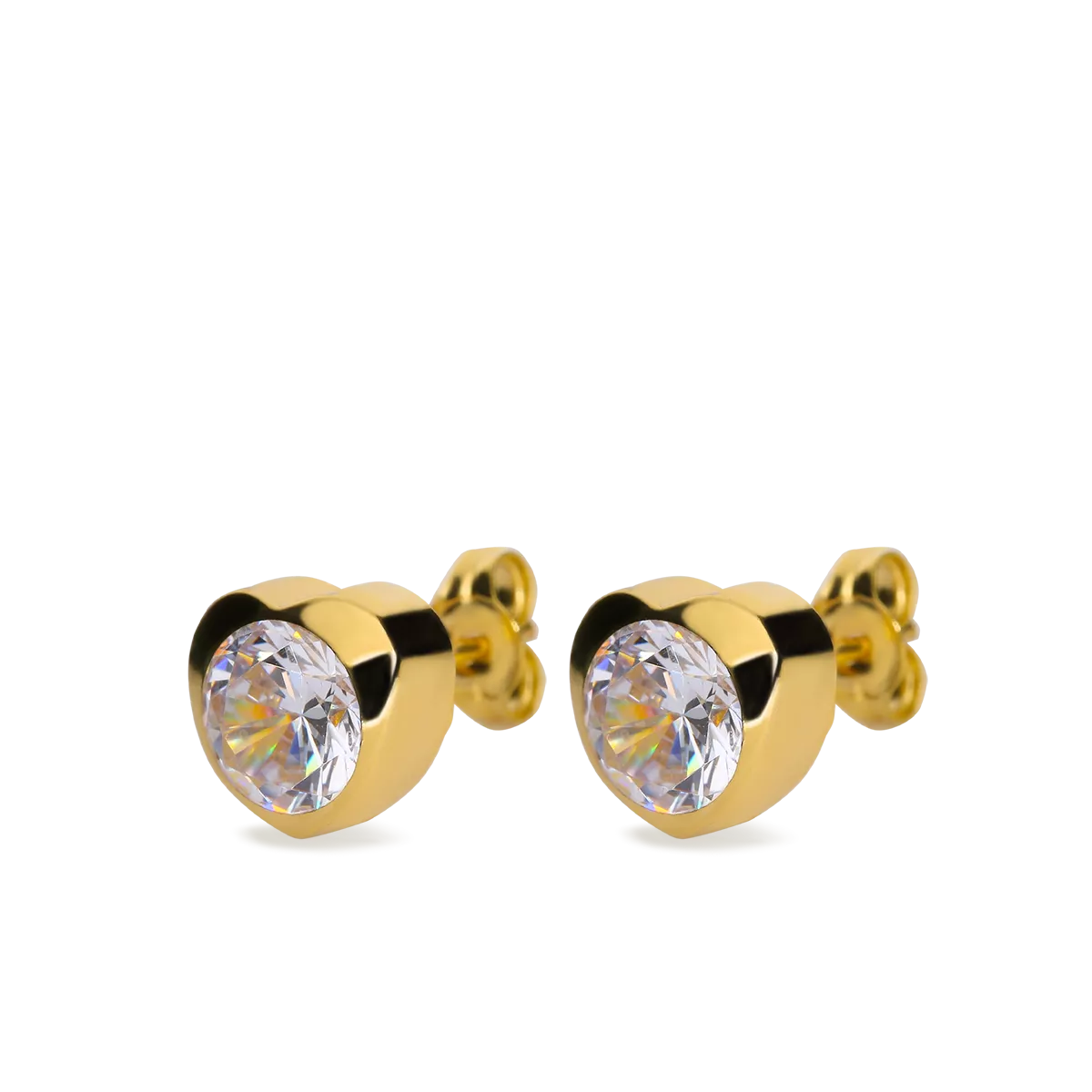 750 gold earrings