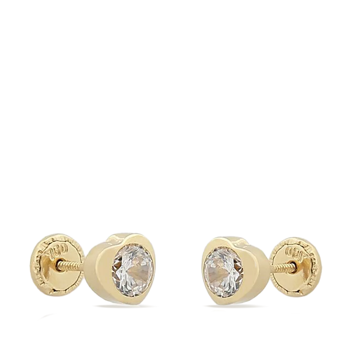 750 gold earrings