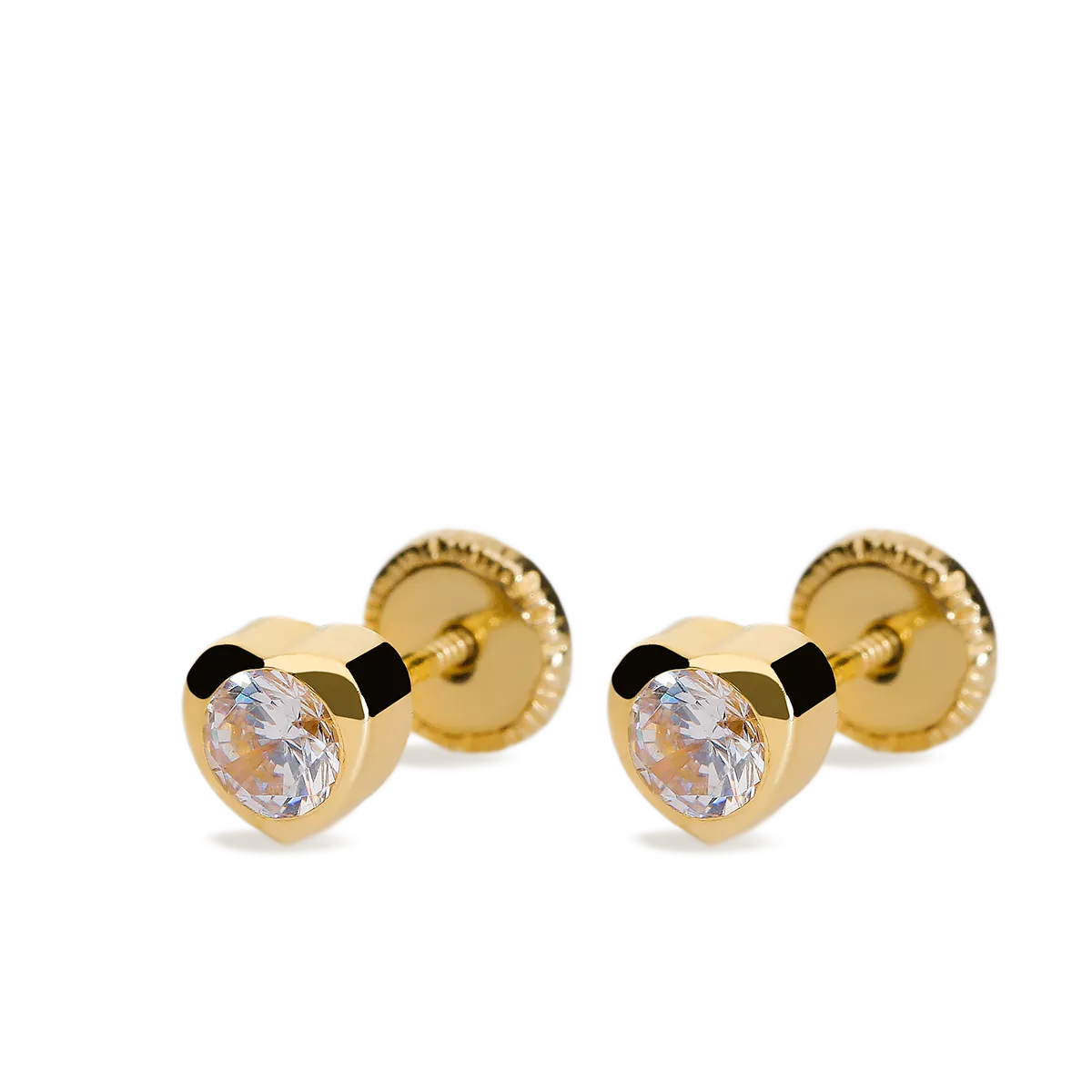 750 gold earrings