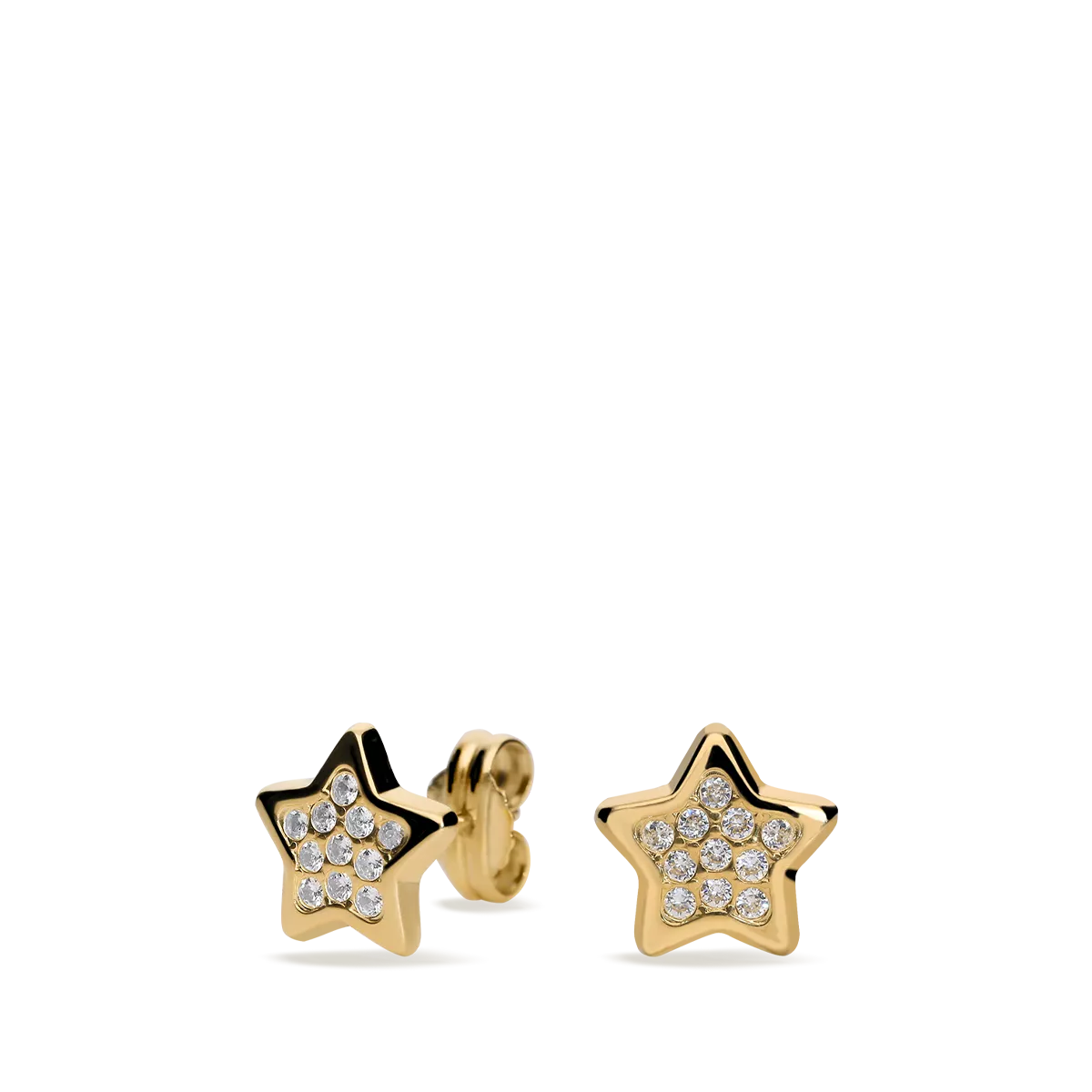 750 gold earrings