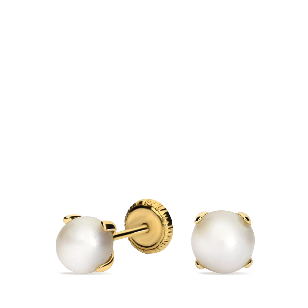 750 gold earrings