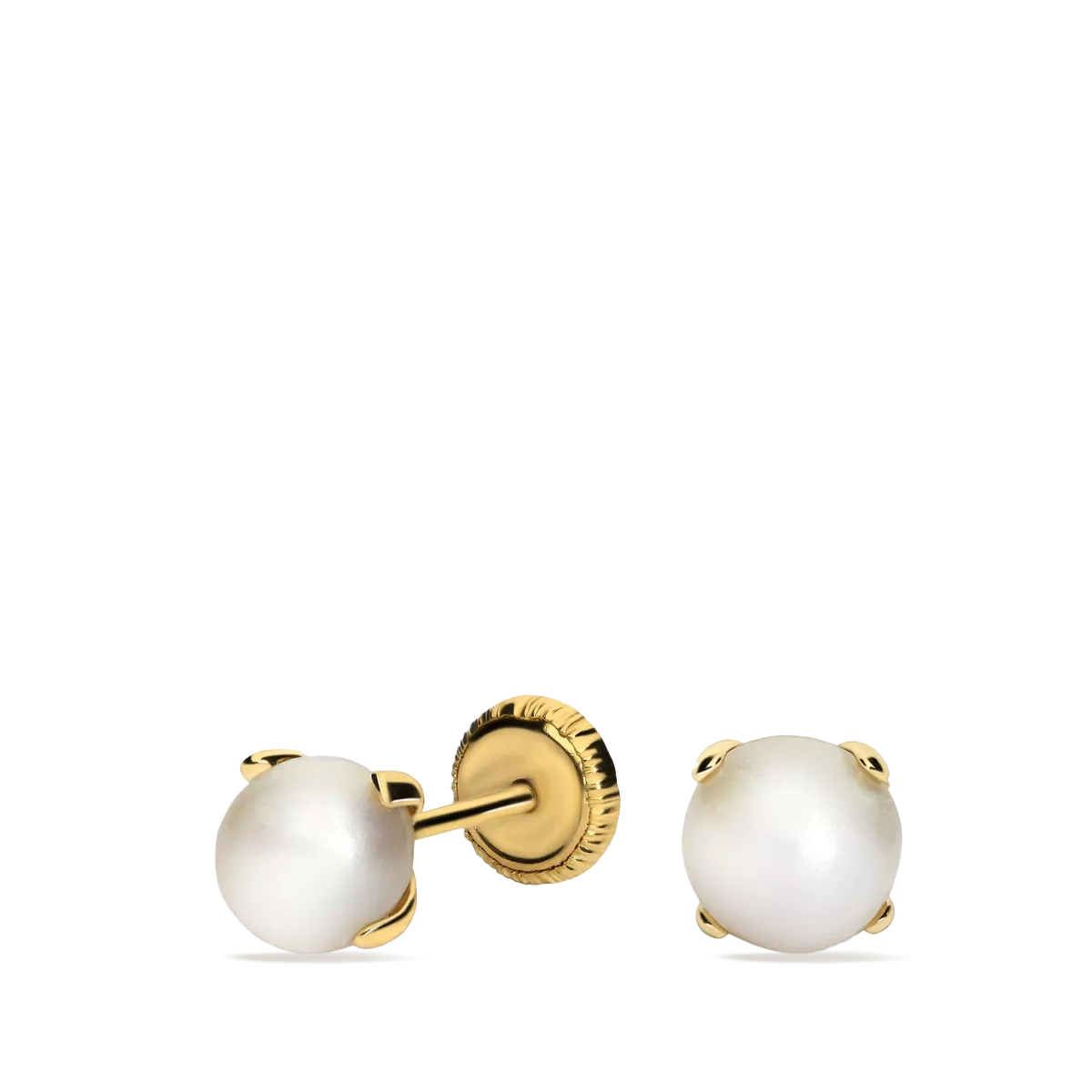 750 gold earrings