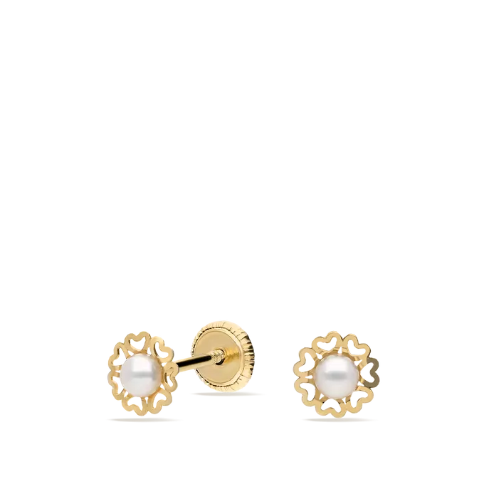 18k gold earrings