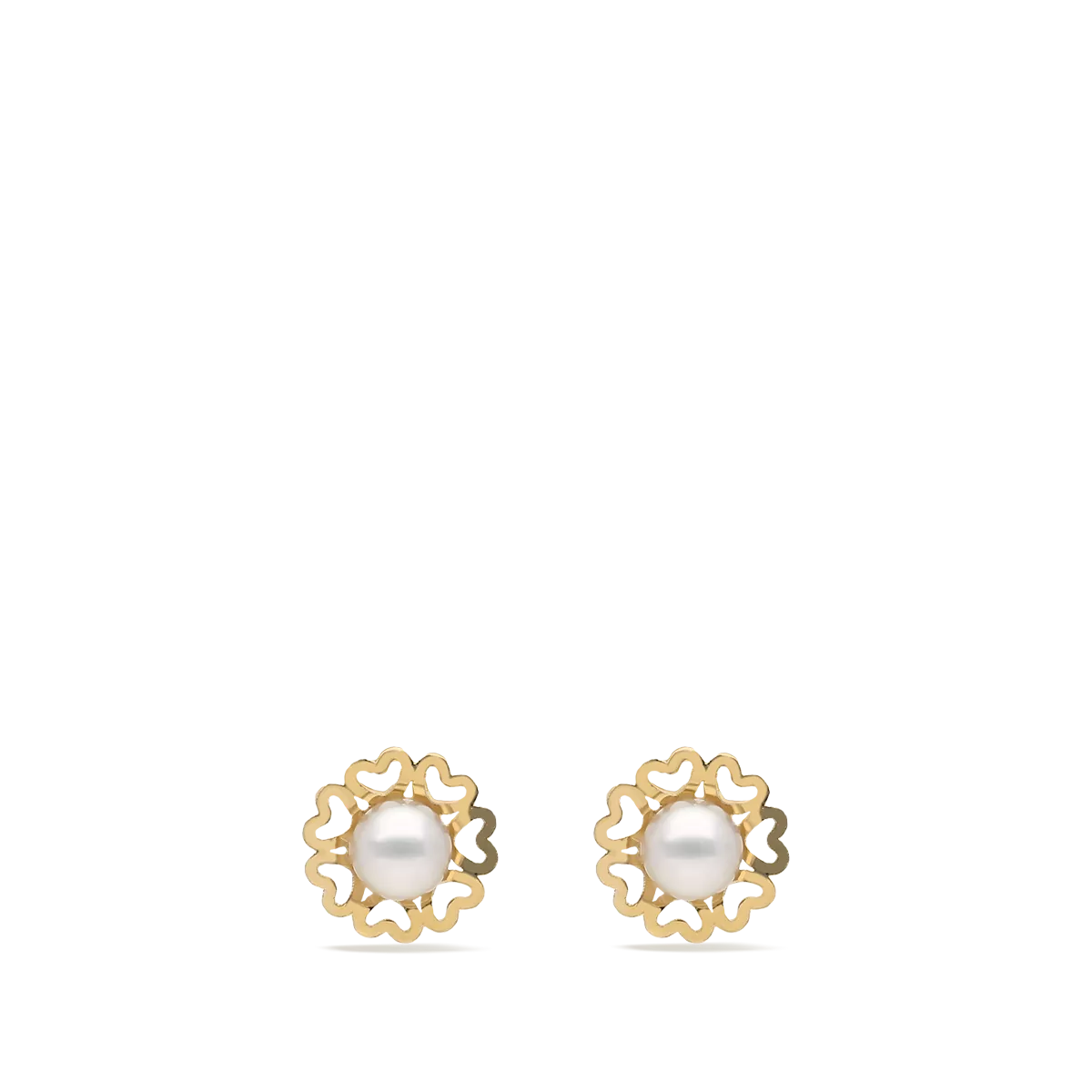 18k gold earrings