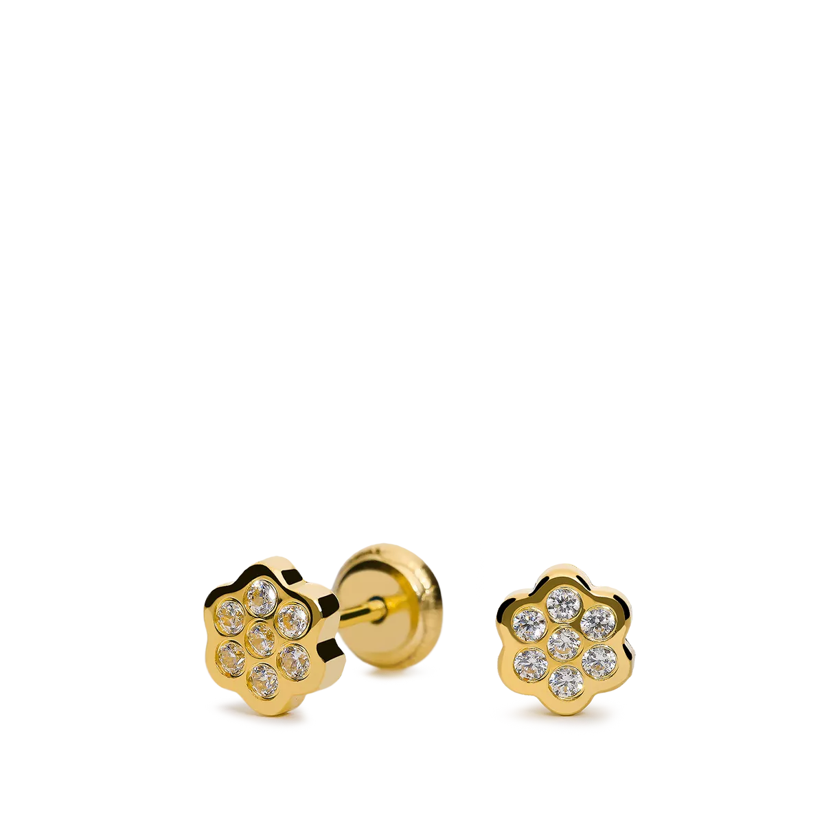 18k gold earrings