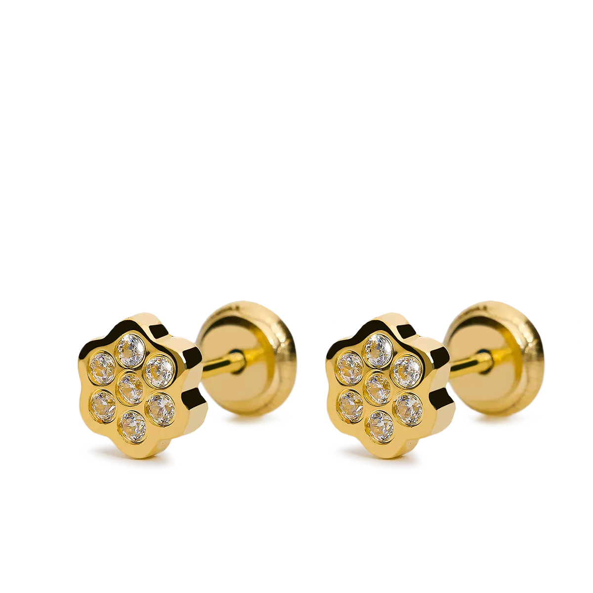 18k gold earrings