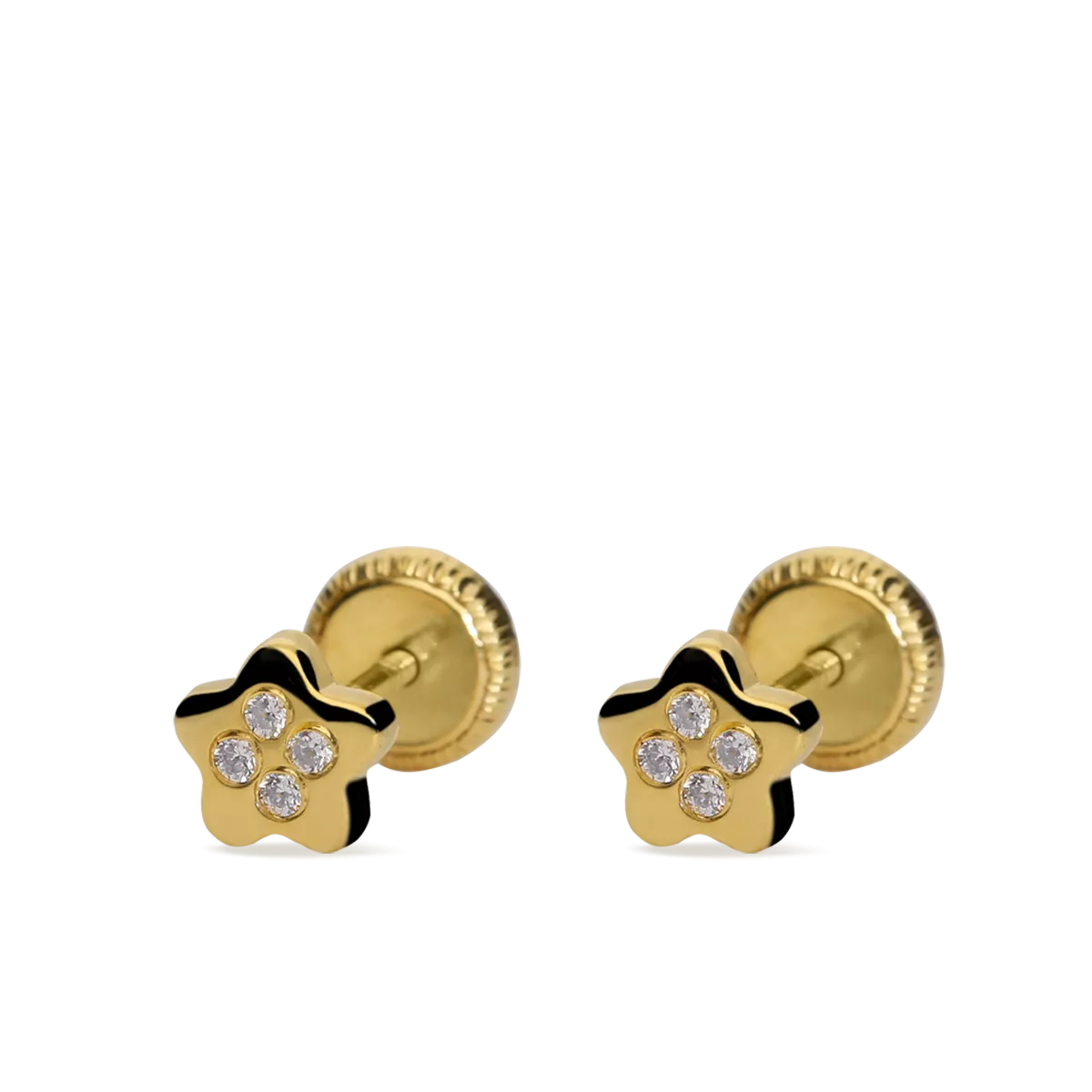 18k gold earrings