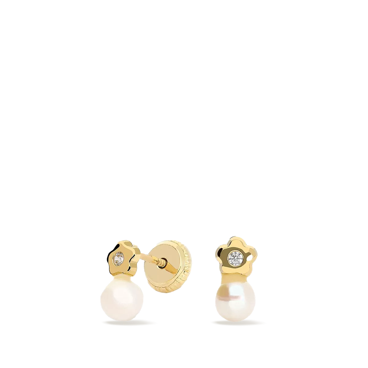 18k gold earrings