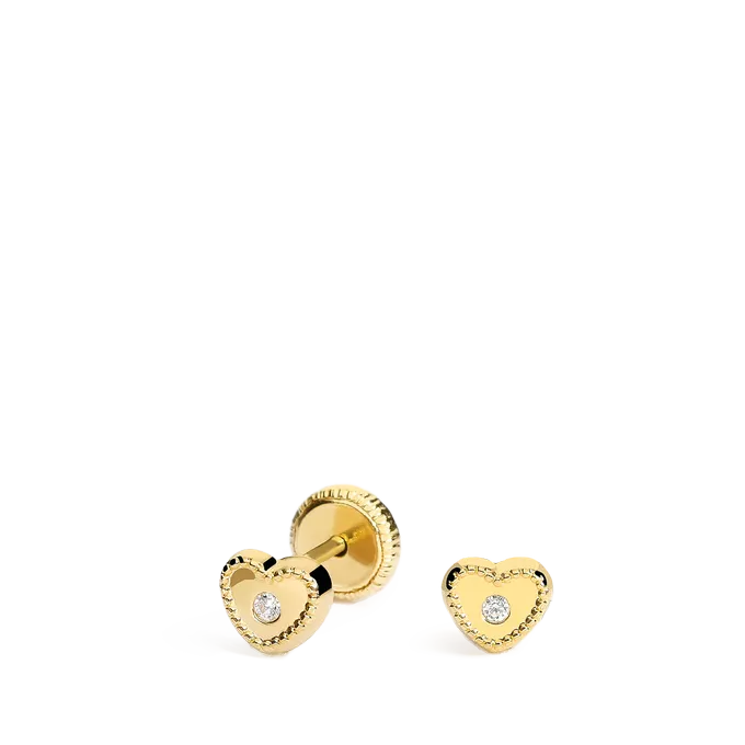 18k gold earrings