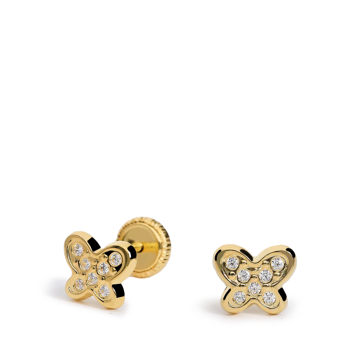 18k gold earrings