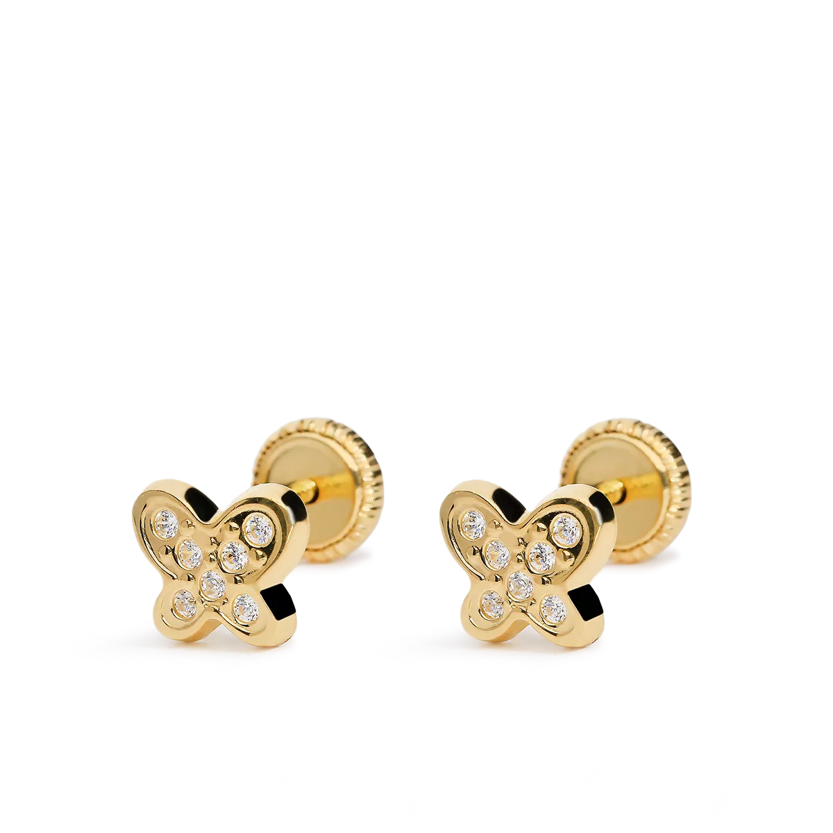 18k gold earrings