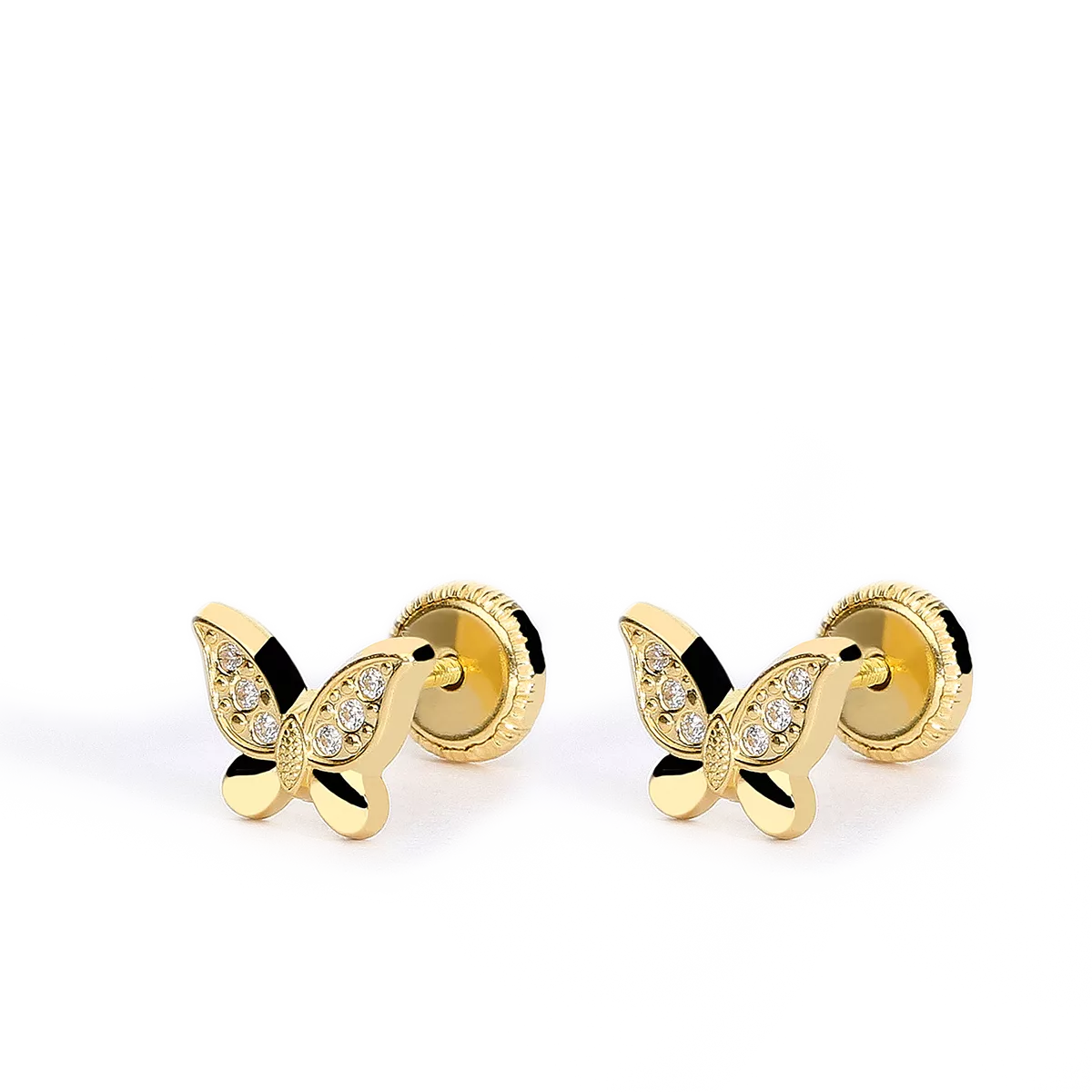 18k gold earrings