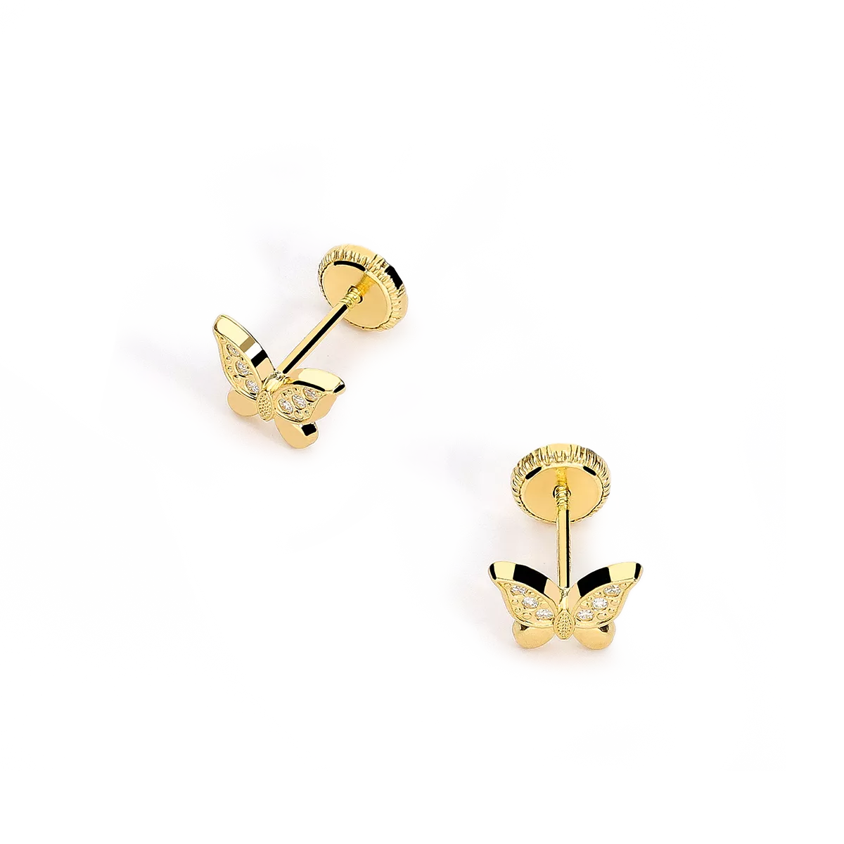 18k gold earrings