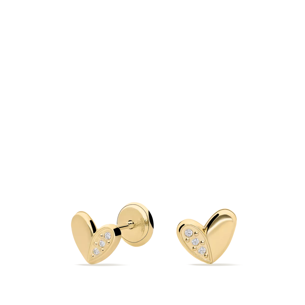 18k gold earrings