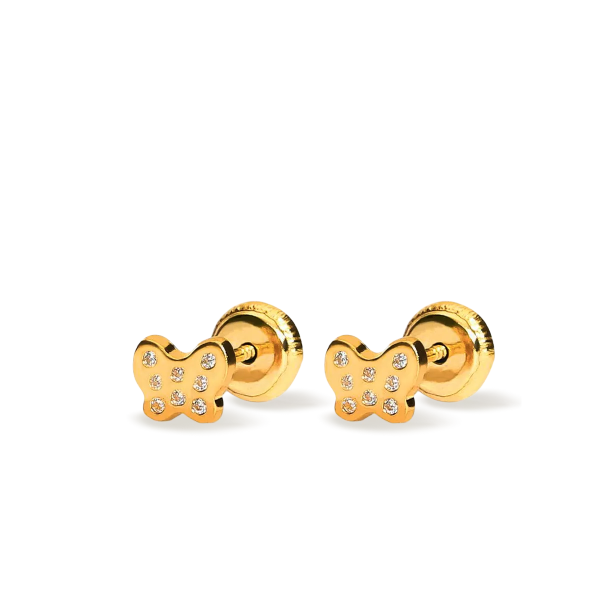 18k gold earrings