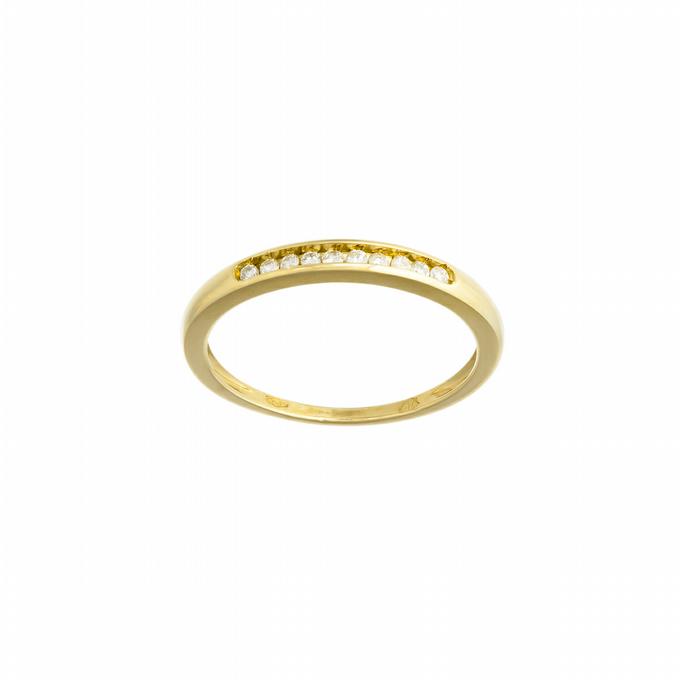 750 gold diamond ring